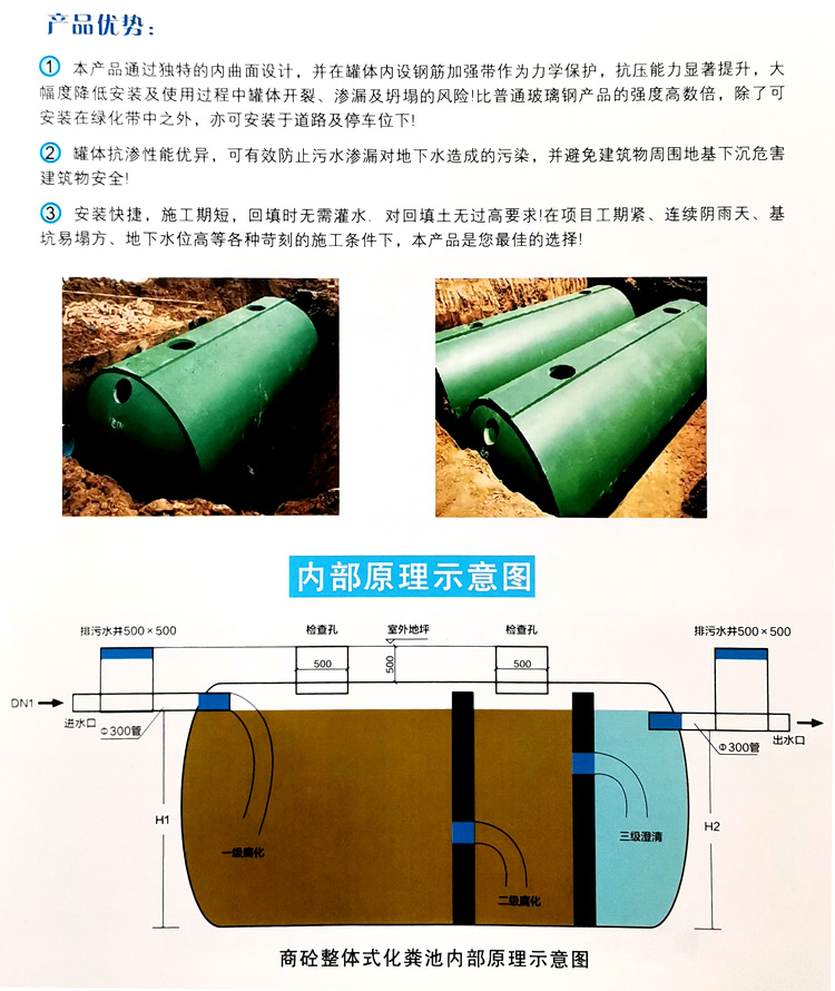 延川玻璃钢化粪池